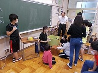 写真：けやきE組の様子