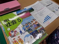 写真：社会科の教科書