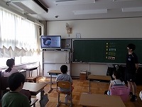写真：新型コロナウイルス感染症についての学習の様子1