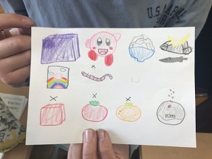 自己紹介カードの様子