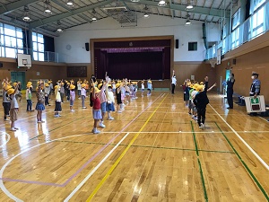 交通安全教室の様子1