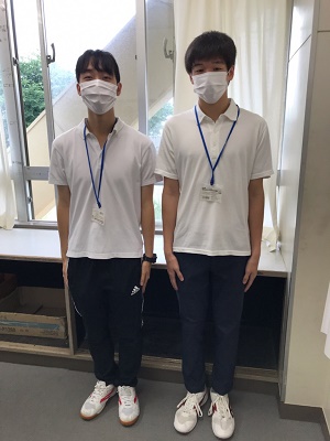 インターンシップの学生の様子