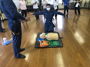 救命講習の様子1