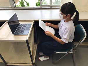 整とんキャンペーンの話の様子