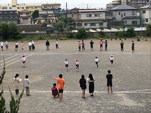 体力テストの様子1