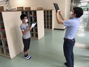 オンライン朝会の様子1