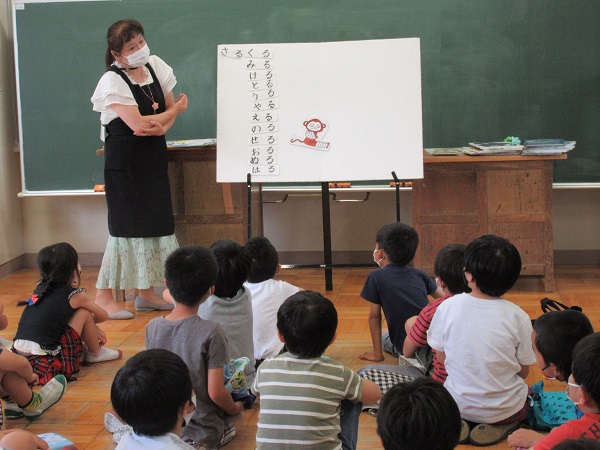 パネルシアターの様子