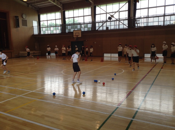 ボッチャの子供達の様子