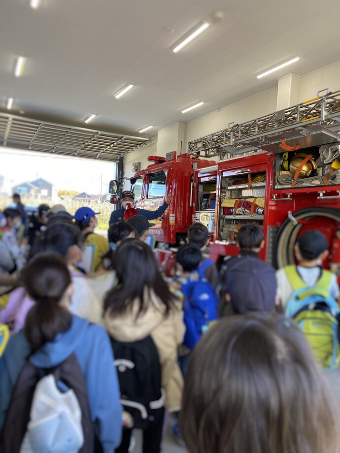 ポンプ車装備横