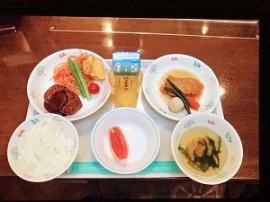 夕食のメニュー