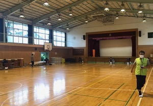 オンライン体育館内の様子