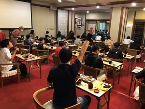 修学旅行食堂の様子