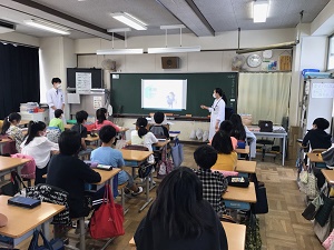 薬物乱用防止教室の様子1