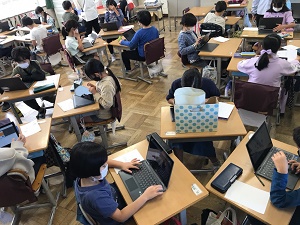 ジャムボードへの記録の様子2