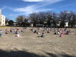 遠足弁当の様子