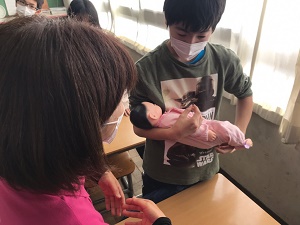 赤ちゃん授業の様子6