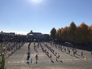 なわとび旬間の様子