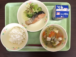 今日の給食