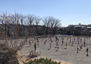 なわとびの様子