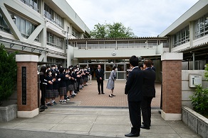 写真　授業視察