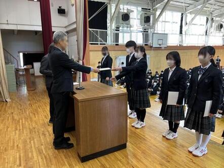 生徒会朝礼