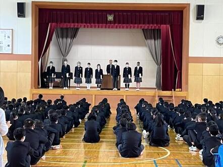 生徒会朝礼