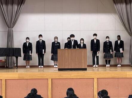 生徒会朝礼