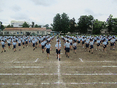 写真　運動会練習