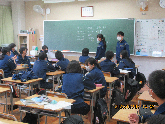 写真　3年学活