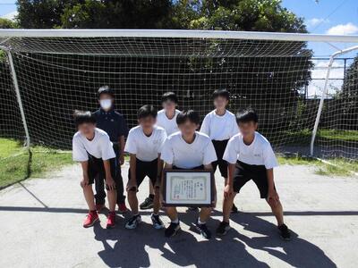 清瀬市内中学校サッカー大会 優勝