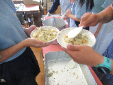 写真　交流給食