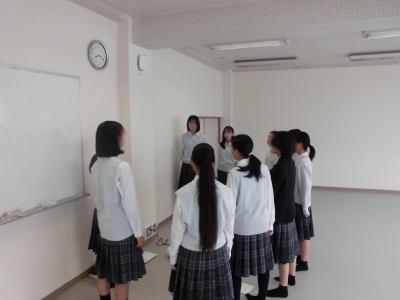 合唱コンクール朝練