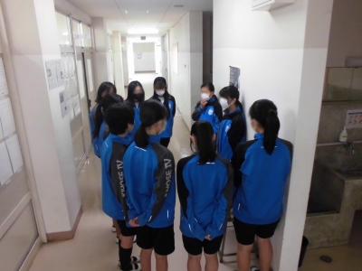 合唱コンクール朝練