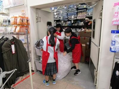 職場体験の様子