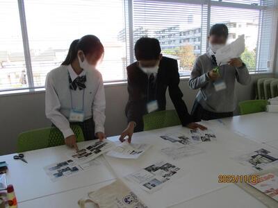 職場体験の様子