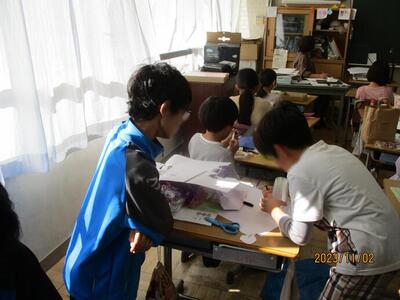 職場体験の様子