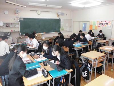 職場体験事後学習