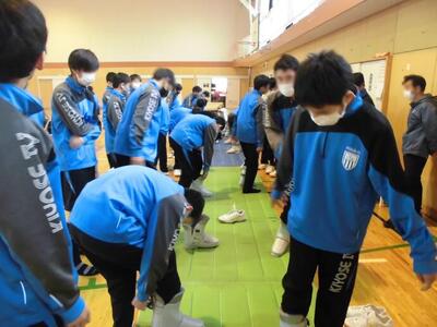 スキーウエアとブーツ