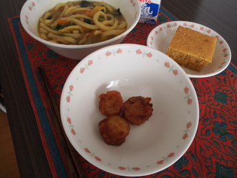 写真:ホタテのから揚げ