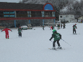 写真　スキー教室