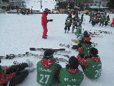 写真　スキー教室