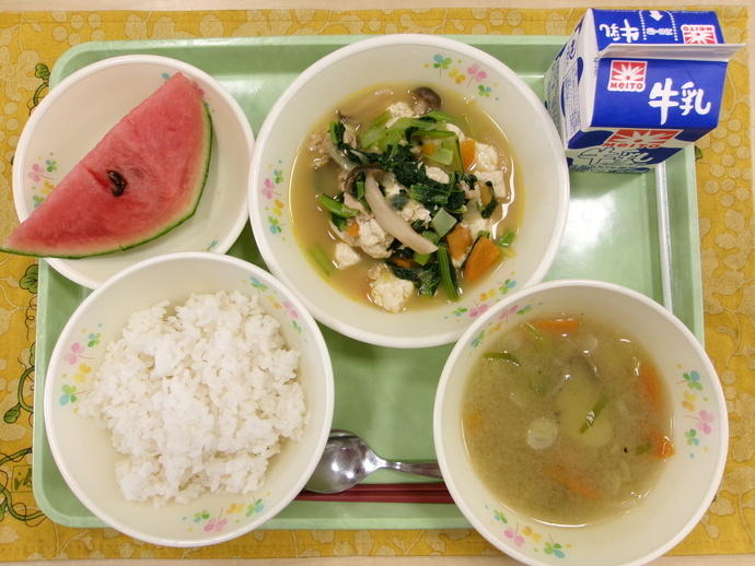 今日の給食