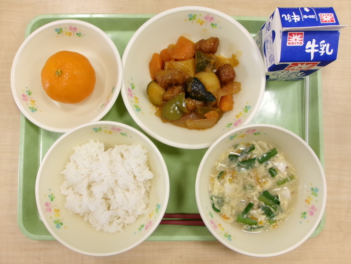 今日の給食