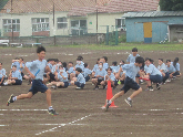 写真　運動会練習