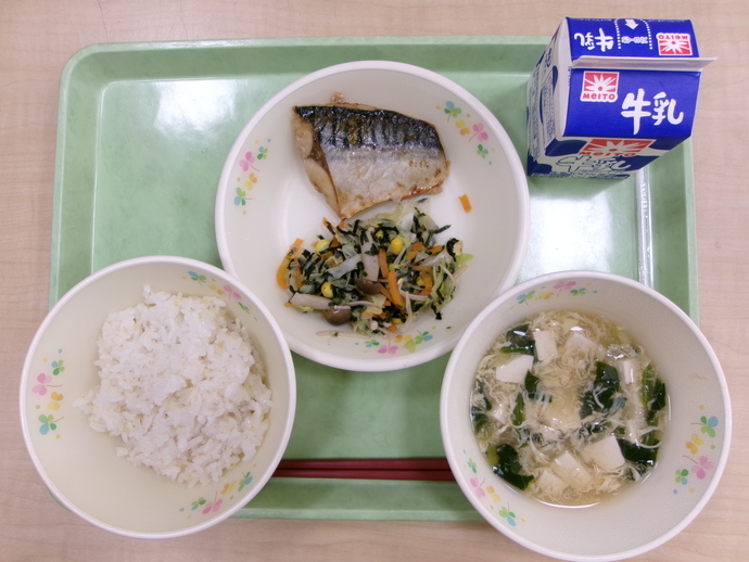 今日の給食