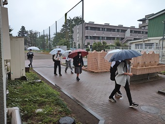 写真　私服登校