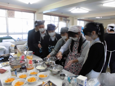 クレープづくり