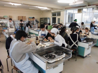 クレープづくり