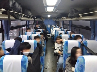 スキー移動教室1日目