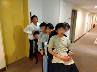 スキー移動教室1日目